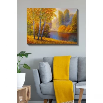 Image of Kanvas Tablo (70 x 100) - 62 Multicolor Decorative Canvas Painting