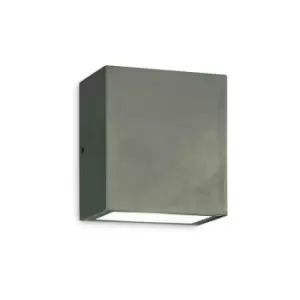 Image of Ideal Lux Lighting - Ideal Lux LED Outdoor Cubic Up & Down Wall Light Anthracite IP65, 3000K