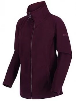 image of Regatta Fayona Full Zip Fleece Jacket - Dark Burgundy , Dark Burgundy, Size 10, Women