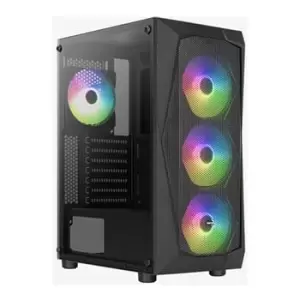 Image of Aerocool Falcon V2 Mdi-Tower Tempered Glass - Black