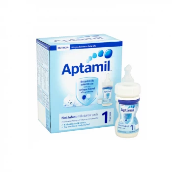 image of Aptamil First Infant Milk Starter Pack 1 From Birth 6 x 70ml