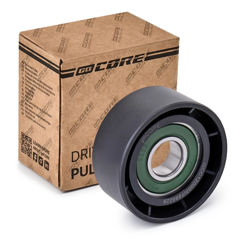 Image of goCORE GCC120007 Idler Pulley Polyamid 6, Polyamid 6.6 Deflection/Guide Pulley,v-ribbed belt (312)