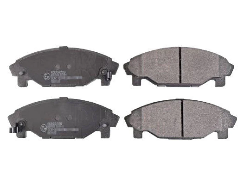 Image of Blue PRINT ADD64220 Brake pad set Front Axle, with acoustic wear warning Brake Pad Set,disc brake (402)