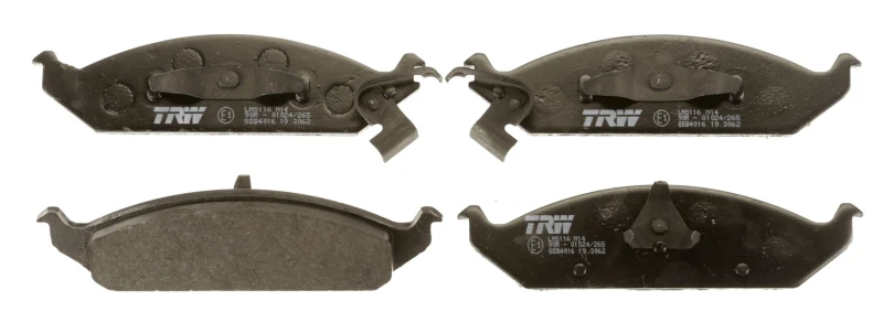 Image of TRW GDB4016 Brake pad set incl. wear warning contact Brake Pad Set,disc brake (402)