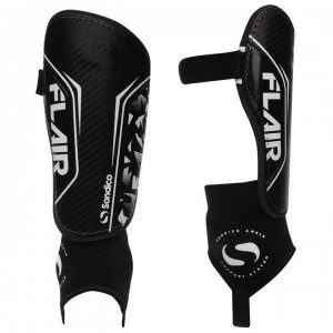 Image of Sondico Flair Ankle Shinguards - Black/White