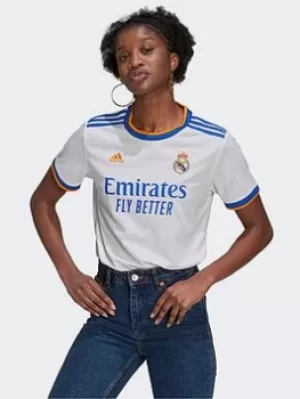 adidas Real Madrid 21/22 Home Jersey, White Size M Women