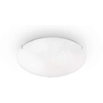 Image of Ideal Lux Lana - 3 Light Large Ceiling Flush Light Chrome, E27