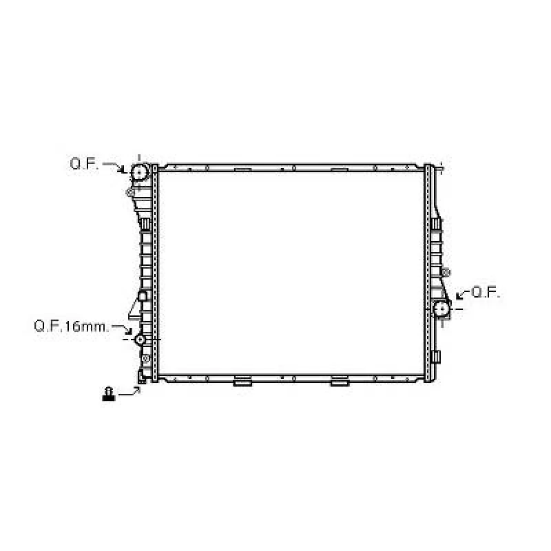 Image of Engine radiator DIEDERICHS DCM1562