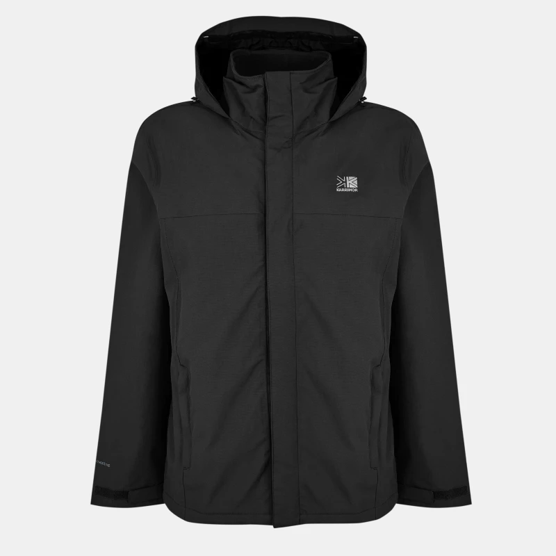 Image of Karrimor Mens Urban WeatherTite 10k Waterproof Long Sleeve Waterproof Jacket Black male XS