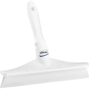 Image of Vikan Wiper with mini handle, length 245 mm, pack of 20, white