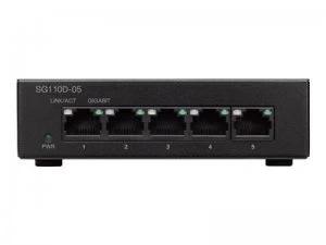 image of Cisco Small Business SG110D-05 - Switch - 5 Ports - Unmanaged