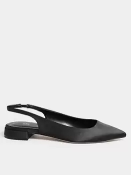 Long Tall Sally Slingback Point Pump Black, Size 9, Women