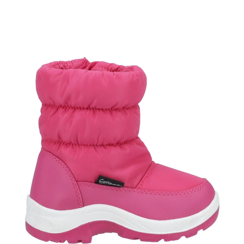 Image of Cotswold Boys Tirely Padded Winter Boots UK Size 13 (EU 32) pink COT836-Pink-13