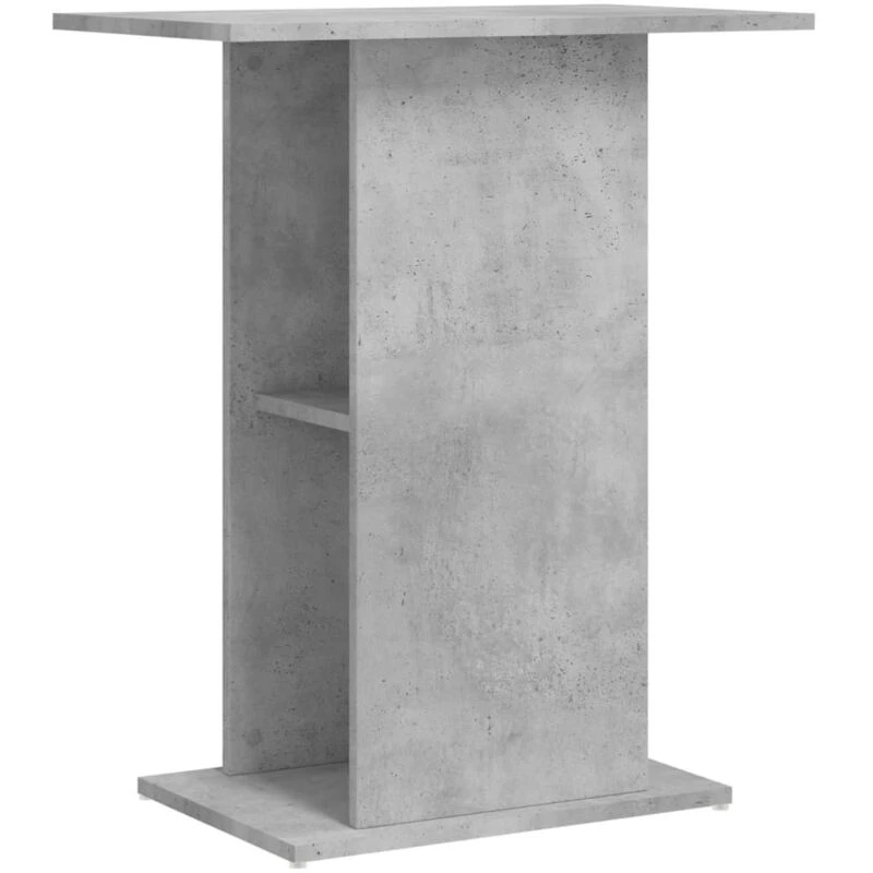 Image of VIDAXL Vidaxl - Aquarium Stand Concrete Grey 60.5x36x72.5cm Engineered Wood 8720845418458