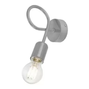 Lamkur Lighting - Camilla Wall Light Gray, 1x E27