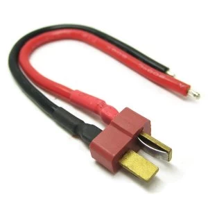 Image of Etronix Male Deans Plug With 10Cm 14Awg Silicone Wire