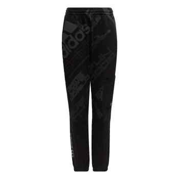 Image of adidas ARKD3 Pocket Joggers Kids - Black / White / Grey Five / Ca