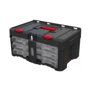 image of Keter - Roc 253380 Stack n Roll 3-Set Tool Box Case Organiser KETSNR3ORG