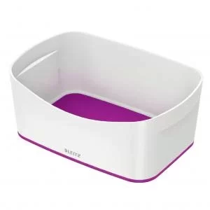 Leitz MyBox WOW Storage Tray. W 246 x H 98 x D 160 mm. Whitepurple.