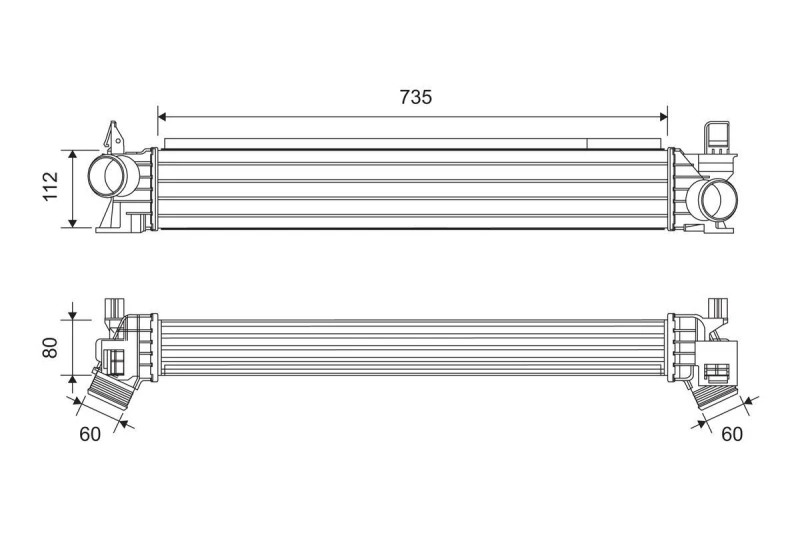 Image of Intercooler VALEO 822945