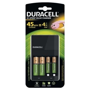Image of Duracell Hi Speed Value Charger Free AA Battery Pack 4 April June 2019