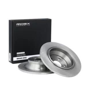 Image of RIDEX Brake disc Rear Axle 82B0886 Brake rotor,Brake discs VOLVO,V70 III (135),XC70 II Kombi (136),S80 II (124),V70 III Kasten / Kombi (135)