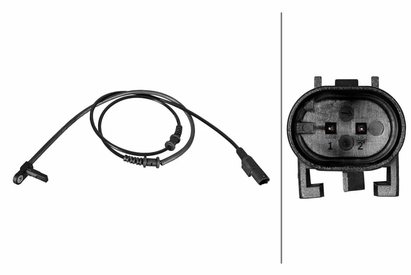 Image of HELLA ABS sensor HELLA 6PU 358 216-281