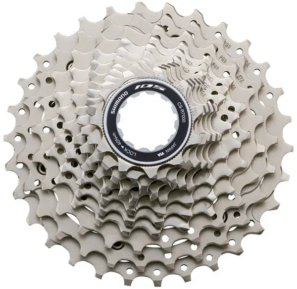 image of Shimano 105 CS-R7000 11-speed Cassette 12 - 25 TEETH Silver