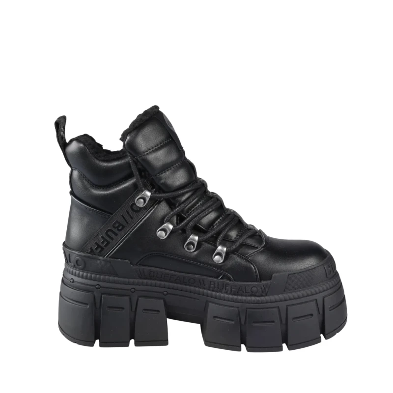 Image of Buffalo Womens boots Buffalo Gospher Hike Mid Pad Noir Female 37