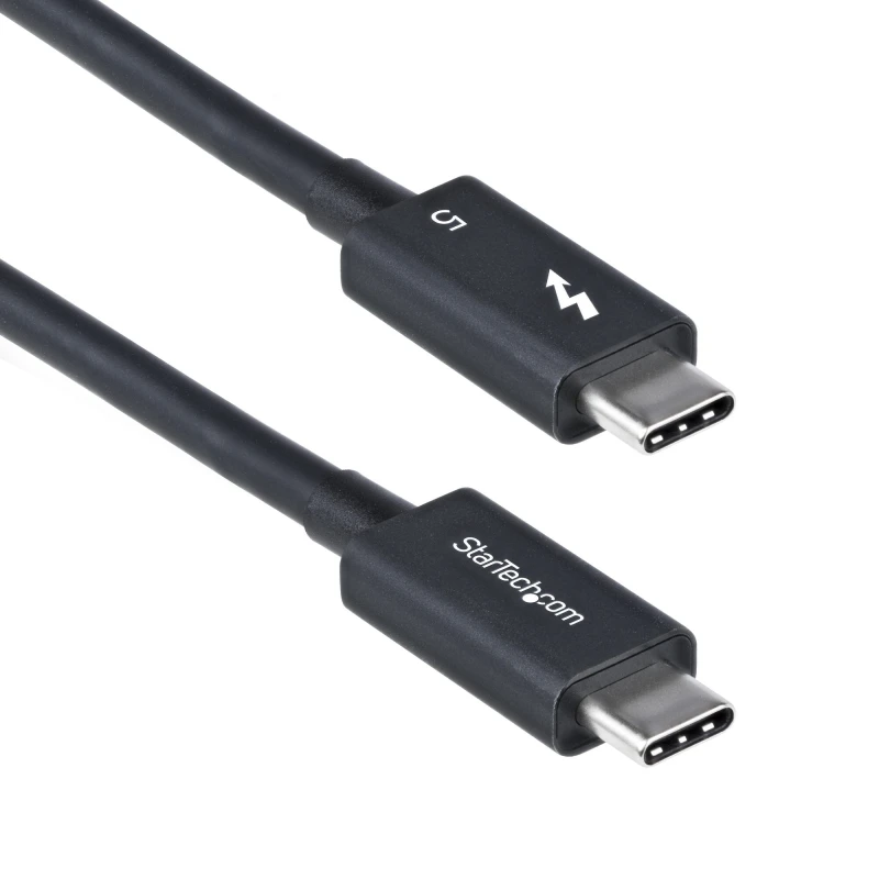 Image of StarTech.com StarTech.com 3ft (1m) Thunderbolt 5 Cable, 80Gbps/Up to 120Gbps, 240W PD, 8K 60Hz, Certified Thunderbolt Cable - Compatible w/Thunderbolt