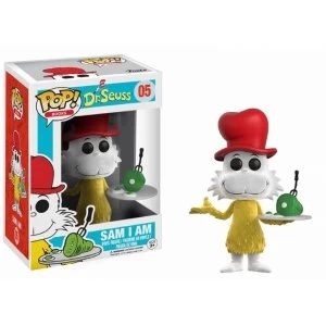 image of Sam I Am Flocked Dr Seuss Funko Pop Vinyl Figure