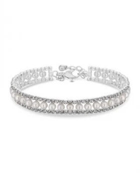 Image of Jon Richard Pearl And Crystal Braclet