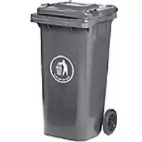 Image of GPC Wheeled Bin Dark Grey 120L