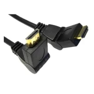 image of Spire HDMI 1.8 Cable 1.8 Metres High Speed Gold Plated Connectors Swivel Ends