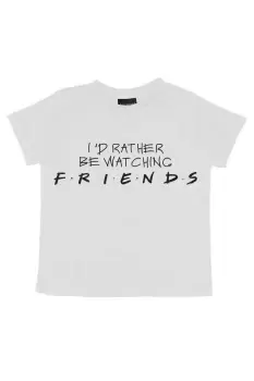 Image of Rather Be Watching Cropped T-Shirt