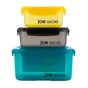 image of Joe Wicks Rectangular Container Set - 3 Piece