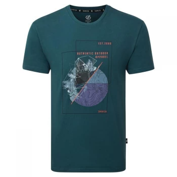 Image of Dare2B Stringent Cotton T-Shirt - MajolicaBlue