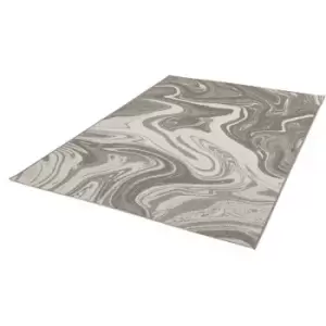Image of Patio Marble Flatweave Kitchen Indoor Garden Outdoor Natural Rug X-Large Carpet 200 x 290cm (6'7'x9'6')