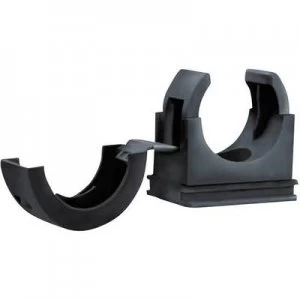 image of HellermannTyton 166 25704 PACC34 HelaGuard Conduit Clip Holder PACC Polyamide 6.6 Black