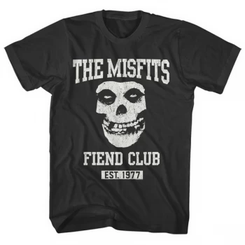 Image of Misfits - Fiend Club Unisex Large T-Shirt - Black