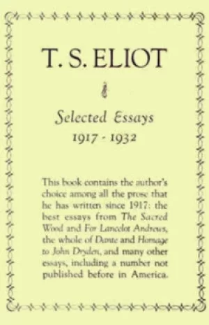 Image of Selected Essays by T. S. Eliot