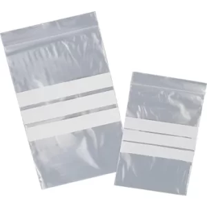 image of 3.1/2"X4.1/2" Write-on Grip Seal Bags, Pk-1000