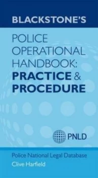 Image of Blackstones Police Operational Handbook by Clive Harfield Paperback