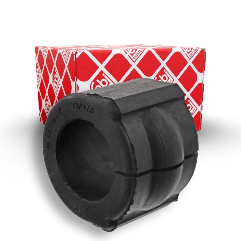 Image of FEBI BILSTEIN 07976 Stabilizer Bushes Rear Axle, Rubber Rubber Anti-roll Bar Bush Kit (1334)