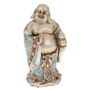 Image of Happy Blue Buddha Standing Medium Ornament