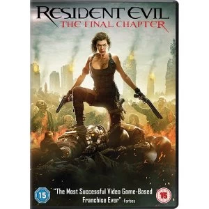 image of Resident Evil: The Final Chapter DVD 2017