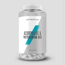 Image of Acidophilus & Vitamin D3 Capsules - 30Tablets