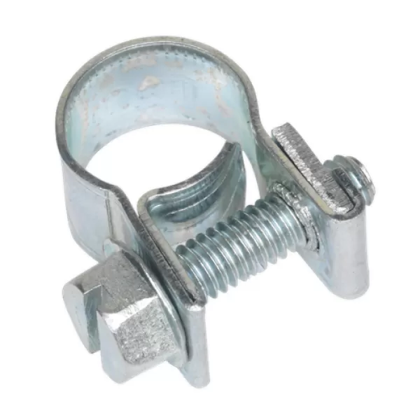 Image of Genuine SEALEY MHC810 Mini Hose Clip Ø8-10mm Pack of 30