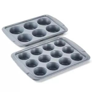 Image of Tower Cerasure 2 Piece Muffin Tray Set