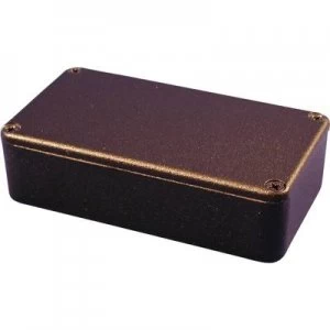 Image of Hammond Electronics 1590BXBK 1590BXBK Universal enclosure 254 x 70 x 49.5 Aluminium Black (RAL 9005)